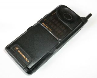 Vintage Flip Cell Phone Motorola Micro Tac Elite 76562cnxba & Battery Snn4697b