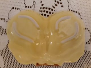 Vintage McCoy Pottery DOUBLE Spoon Rest 320 Made in USA PEARS Lovely 3