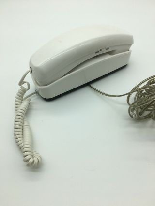 Vintage Conair Corded Telephone Model Sw204 Phone White C7