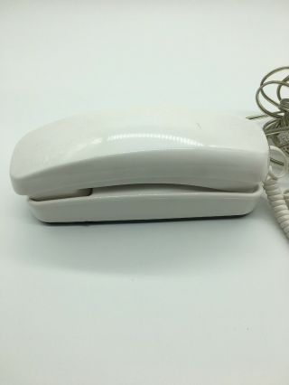 Vintage Conair Corded Telephone Model SW204 Phone White C7 3
