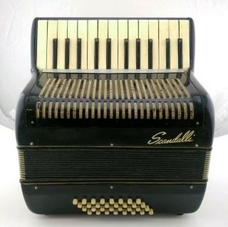 Vintage Scandalli 121/29 Accordion Made In Italy