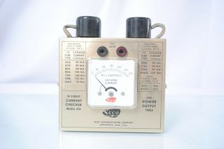 Vintage Seco Hc6 In Circuit Current Checker