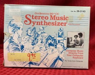 Tandy Orchestra 90 Stereo Music Synthesizer Color Computer 26 - 3143 Rare