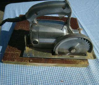 Vintage Porter Cable Model A4 Worm Drive Circular Trim Saw - Needs Cord