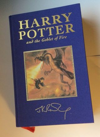 2000 Harry Potter & The Goblet Of Fire Uk Deluxe Hb First Edition J K Rowling