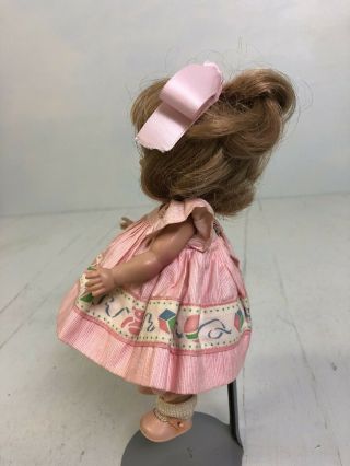 Vtg Vogue Ginny ' s friend Dawn 30 Kindergarten School doll dress 4