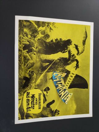 Godzilla Vintage Monster Battle Lobby Card