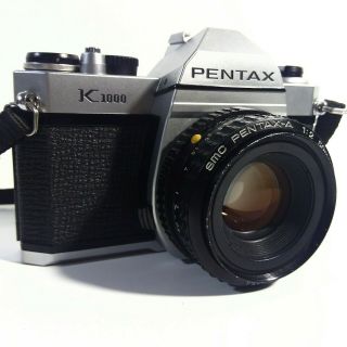 Pentax K1000 35mm 5102892 Smc Pentax - A 1:2 50mm Camera Lens 3757950 See Photos