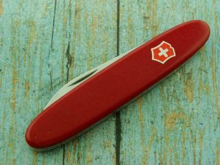 Vintage Victorinox Switzerland Silver Alox Swiss Army Pocket Knife Knives Tools