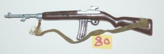 Gijoe Gi Joe Action Soldier Marine M - 1 Carbine W Strap Stamped Vintage Hasbro
