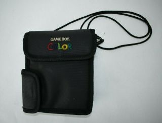 Nintendo Gameboy Color Official Carrying Case Travel Bag Zipper Pouch Vintage