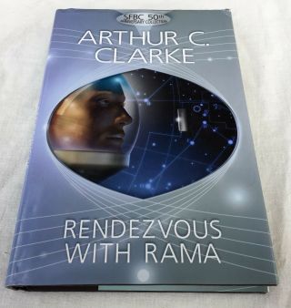Arthur C.  Clarke Rendezvous With Rama Sfbc 2005 Hardcover Book Dust Jacket Exc