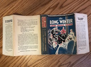 THE LONG WINTER 1940 1st/1st by Laura Ingalls Wilder HB/DJ Illus.  Helen Sewell 12