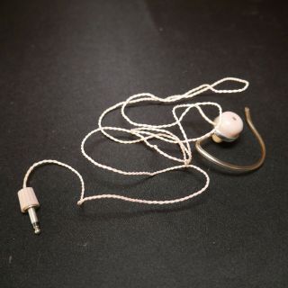 Vintage Pink Made In Japan Corded Wired Earphone Earpiece Headphone Mono 2