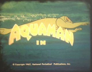Vintage Aquaman 16mm Film “Goliaths Of The Deep Sea Gorge” Cartoon 7