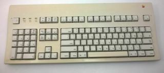 Apple Extended Keyboard II M3501 Mechanical Clicky - Key w/Apple M2706 Mouse 3