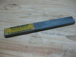 Vintage Norton Abrasives,  Indian Pond Scythestone No.  Tl 2 10 X 1 1/4 X 1/2
