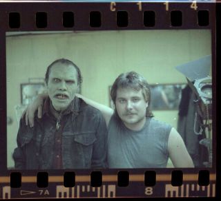 Ha12f Vintage Day Of The Dead George Romero Makeup Artist Actor Negative Photo