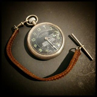 Vintage Railway Timekeeper Pocket Watch Made In Austria Railway Watch -