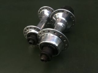 Vintage Shimano Deore Xt 32 Hole Front And Rear Hubs
