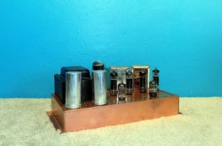 Unknown Stereo Tube Amplifier 6bq5 W/ Stancor Output Transformers