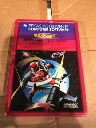 Buck Rogers Texas Instruments Ti 99/4a Computer Case Fresh Phm 3226