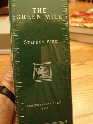 STEPHEN KING THE GREEN MILE GIFT EDITION SIX VOLUMES WITH SLIPCASE NO FLAWS 2