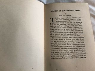 First Edition 1903 Rebecca of Sunnybrook Farm by Kate Douglas Wiggin 8
