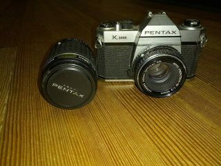 Pentax k1000 camera And Lens 2