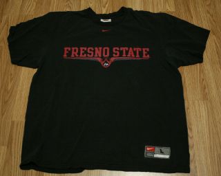 Vintage Nike Team Fresno State Bulldogs Basketball Nike Men’s Black Shirt - L