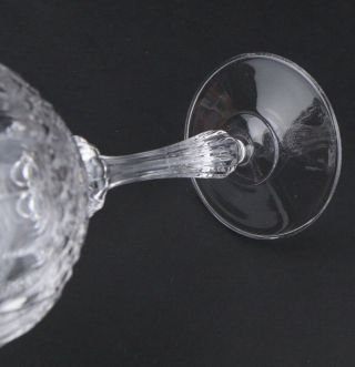 2 Vintage MIKASA Gold Crown Cut Crystal Wine Glasses Goblets Gold Rim Thumbnail 4