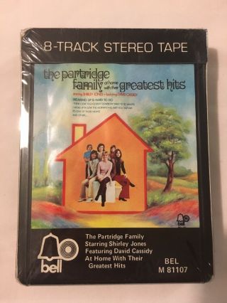 Vtg 8 Track Tape Partridge Family Greatest Hits