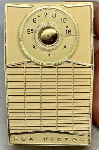 Vintage Rca Victor Model 3 Rh10 Transistor Radio