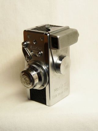 Sub - Miniature Steky Iii 16 Mm Pocket Size Spy Camera W Case And Lens Cap 3916