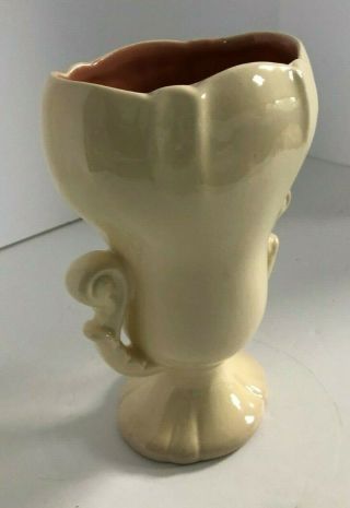 Vintage Red Wing Pottery Vase Soft Yellow 1053 4
