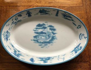 Vintage Jackson China Ship Restaurant Ware Platter