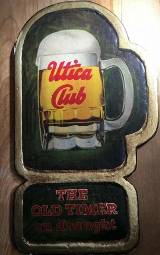 Vintage Utica Club (west End Brewing) Utica,  Ny Beer Sign