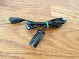 Replacement 4ft Power Cord For Vintage Small Appliance - 2 Round Pin 1/2 " Spaced