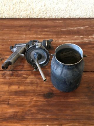 Vintage BINKS Model 7 Spray Gun and Canister Nozzle Air Mixer 7