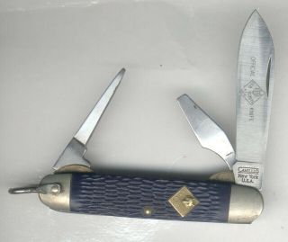 Vintage Camillus Usa Cub Scout 4 Tool Double Lock Back Pocket Knife
