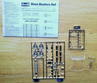 Revell Bass Busters Vintage Model Kit El Camino w/ Boat And Trailer Parts 5