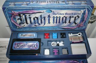 Vintage Nightmare The Video Board Game By Chieftain 1991 Complete Vhs