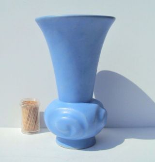 Vintage Unmarked Arts & Crafts Pottery Ceramic 10” Vase Stunning Color & Shape