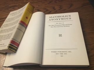 alcoholics anonymous 1st edition 13th Print With DJ 10