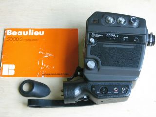 Beaulieu 5008s 8mm Sound Movie Camera W/booklet
