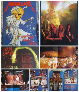 Metallica Justice Vintage 1988/89 Tour Programme.  30 Years Old