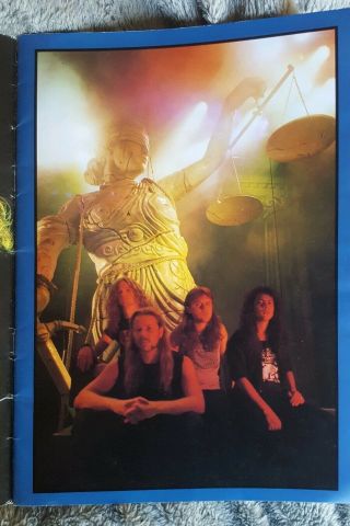 Metallica Justice Vintage 1988/89 Tour Programme.  30 Years Old 5