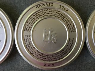 16mm Home Movies of Hawaii in 1969.  3 Reels 3