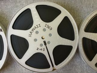 16mm Home Movies of Hawaii in 1969.  3 Reels 6