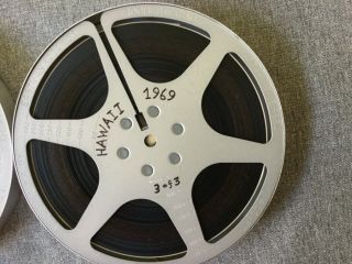 16mm Home Movies of Hawaii in 1969.  3 Reels 7